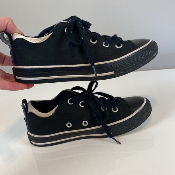 Converse All Star Black Canvas Sneakers Size 13 - Picture 14 of 16